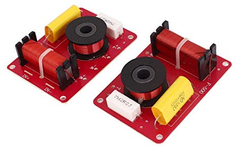 Fasizi Lot de 2 haut-parleurs 2 voies 130 W Module audio