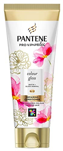 Pantene Biotin Conditioner for Coloured Hair, Colour Gloss Repairing Hair Conditioner| Nutrients Repair Hair Cuticle Damage | Pro-V Miracles | For Damaged Coloured Hair, 275ml