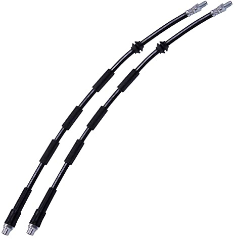 ATEC Germany 2x Bremsschlauch vorne oder hinten | Kompatibel mit: BMW 5, 5 Touring, 5 Touring, 6, 6 Cabriolet, CHEVROLET OPALA Stufenheck