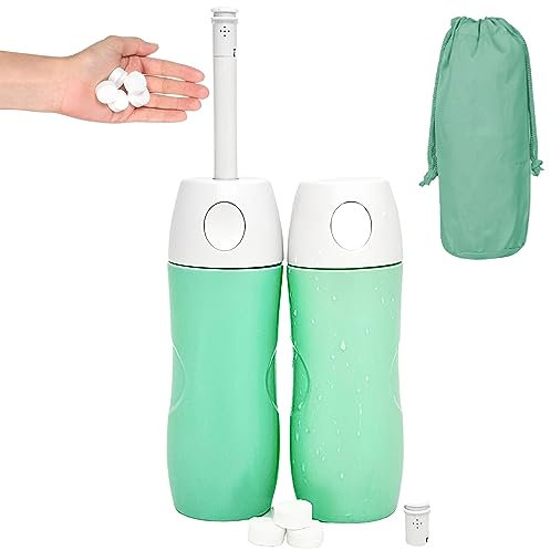 DEEPLA® Bidet Portable « JetClean » pour Toilette Pratique et Hygiénique – 400 ML – Confort Incomparable à la Maison ou en Voyage – Cette Douchette Portable est une Solution Écologique Postpartum