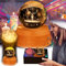Spieluhr, 3D Kristallkugel Spieluhr Mit Warmem Licht Projektion 360° Rotierende K9 Kristallkugel Geschenke USB Betriebene Geburtstags Muttertags Geschenkbox Grußkarte Elch