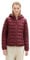 TOM TAILOR Denim Damen Lightweight Steppmantel mit Kapuze,35736 - deep Wine red, XL