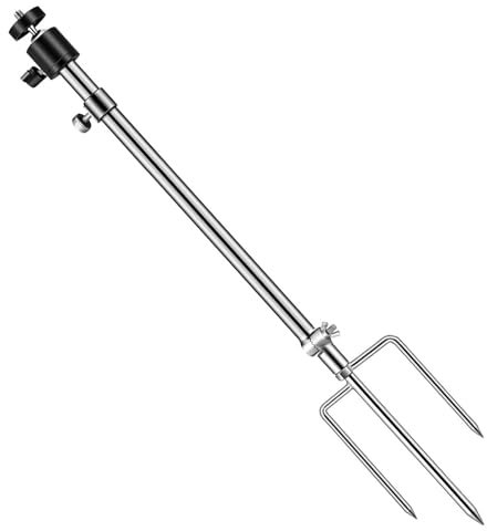 AVCMOTO Game & Trail Camera Mount, Trail Camera Stand, 360 Degree Adjustable Universal Screw Connection 1/4''-20 (6mm), for Night Fishing Lights, Solar Panels, etc.