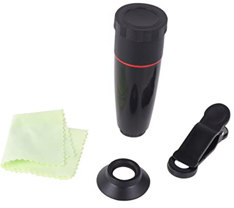 Homoyoyo Zoom External Camera Telescope for Phone Telescopic Camera Lens for Adults Astronomy Telescopes Phone Clip