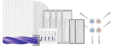 NARWAL Freo X Plus Original Zubehör-Set: Hauptbürste x 1, Abwaschbare und wiederverwendbare Mopps im Paar x 1, Einweg-Mopps × 10, Seitenbürste im Paar x 2, HEPA Filter x 2, Einweg-Staubbeutel × 4