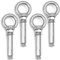 Expansion Bolt, 4Pcs 304 Stainless Steel Eyebolt Anchor Expansion Screw with Ring Closed Hook for Concrete Wall Block Masonry, M8 x 120mm