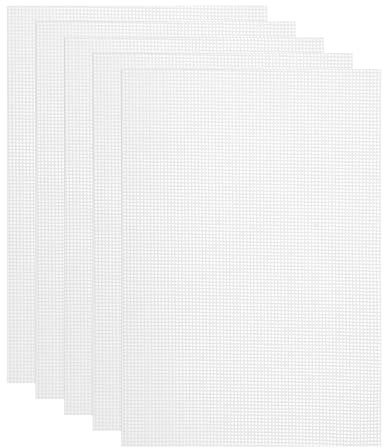 uxcell 11.2 x 7.9 Silicone Dehydrator Sheets, 5 Pcs Non-Stick Dehydrator Drying Mesh Reusable Fruit Dryer Mat for Food Dehydrator Fruit Dryer, White