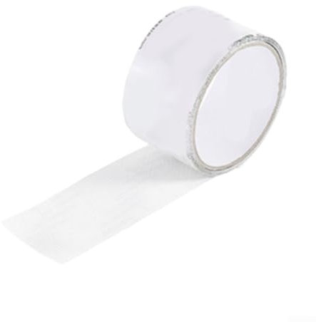 Kit de réparation d'écran pour porte moustiquaire - En fibre de verre - Trous de réparation pour moustiquaires, portes et rideaux - Blanc