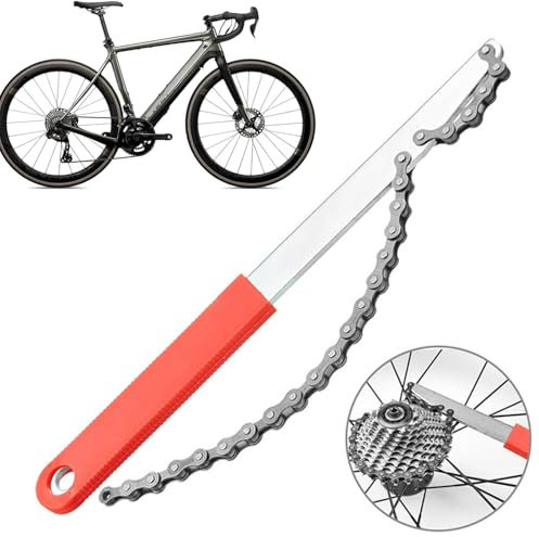 AOMiGT Chiave a Frusta, Kit Attrezzi Bici Frusta, Bici Chiave Pacco Pignoni, Frusta della Catena, Catena Freewheel Removal Tool, Kit Catena Bici Frusta, Un Must per Gli Appassionati di Bicicletta