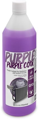 ErrecHome Purple Cool, Liquido Radiatore Viola Concentrato, antigelo G13 con pacchetto additivi Glicerina, 1 Litro