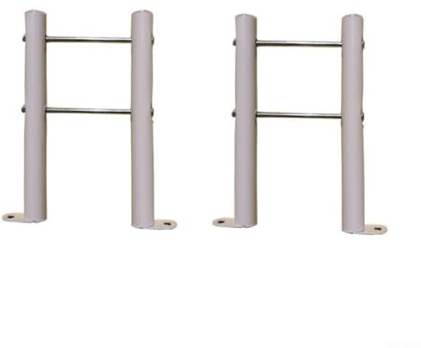 Heizkörperbein-Set zur Bodenmontage, traditionelles Design, geeignet für vertikale Gusseisen-Heizkörper (10 cm)