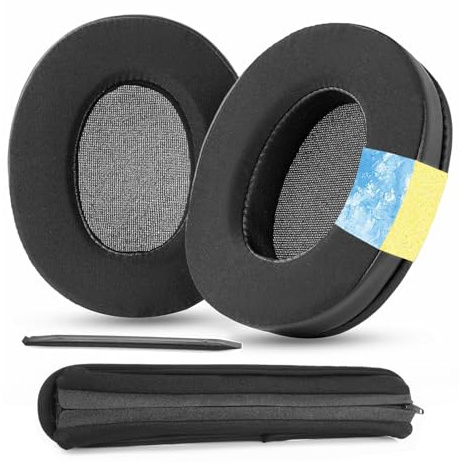 TaiZiChangQin WH-XB910N Kühlgel-Ohrpolster, Ersatz-Ohrpolster, kompatibel mit Sony WH-XB910 WH-XB910N XB910N Kopfhörer, Ohrpolster, Kopfband, Schutzabdeckung