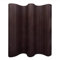 Myheimly Raumteiler Paravent Trennwand Spanische Wand Vlies-Rückseite Sichtschutz Bambusmatte Flexibel Stellwand Bambus Dunkelbraun 250x165 cm