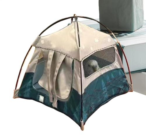 Miniatur-Puppen-Campingzelt,Miniatur-Campingzelt-Modell - Puppenhauszelt | Miniatur-Camping-Ausrüstungsmodell, 12 Punkte ob11 Camping kleines Zelt Schießen Requisiten Minizelt 10cm Baumwolle