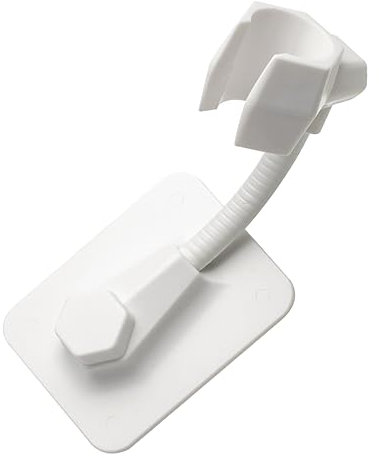 Hemobllo 2stücke Verstellbare Duschkopfständer Aus Kunststoff Ohne Bohren Oder Werkzeug Und Feuchtigkeitsbeständig Mit Flexiblem Schlauchdesign Drehbar Für Badezimmerbedarf Zu Hause Hotel