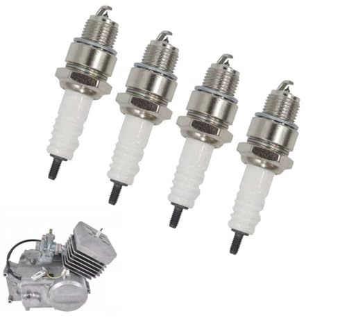 ANEELV Zündkerze ZM14-260, 4-teilig, M14 x 1,25 mm, passend für Simson S50 S51 S70 S53 SR50 SR80 KR51/1 KR51/2 usw. Hochleistungs-Zündkerzen für Zweitaktmotoren