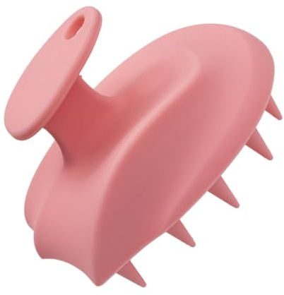 BCOATH Kopfhaut Massagebürste aus Silikon Ergonomischer Shampoo Pinsel zur Sanften Reinigung und Peeling Fördert Durchblutung und Schuppenreduzierung für Dusche und Empfindliche Kopfhaut