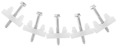 YARNOW 5pcs Speaker Mounting Screws and Fastener Kit for Vehicle Subwoofer Speaker Grill Clips with Plastic Spacer Rings Stable Audio Installation Accessories for Enhanced Sound