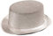 W WIDMANN MILANO Party Fashion 2497S - Zylinderhut, Silber, aus Filz, Bowler, Silvester, Hut, Kopfschmuck, Accessoire, Mottoparty, Karneval