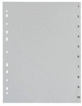 3 X NEUTRAL Zahlenregister 1-52 1117