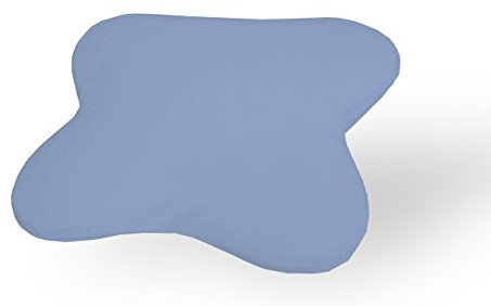 Dukal | Ersatzbezug für Ombracio/All Around Schlafkissen von Tempur | aus hochwertigem DOPPEL-Jersey | 100% Baumwolle | Farbe: blau
