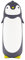 Edelstahl-Thermobecher in niedlichem Pinguin-Design 280 ml (Grau)