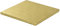DECORA 0931712 Sottotorta Quadrato, Cartone, Oro, 25 x 25 X H 1.2 cm
