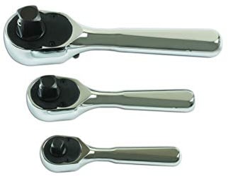 Laser 7388 Kurzarmratschen-Set, 3-teilig, 108 Zähne