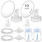 Maymom Pump Parts Spectra S2 Spectra S1, Small Flange Valve Tube Bottle Backflow Protector, Not Original Spectra S2 Accessories Spectra Duckbill Valve Spectra Bottle Spectra (19mm Flange)