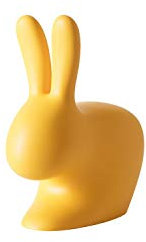 Qeeboo Rabbit XS Türstopper Yellow