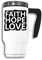 Faith Hope Love Black Faded Thermische Kaffee-Teetasse Thermoskanne 480ml
