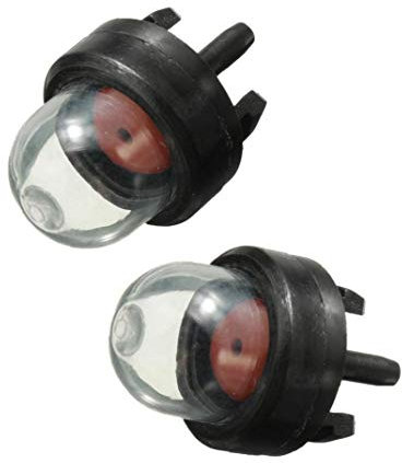 Gracy Burbuja Mini carburador Aceite Bulbo Gasolina Snap cebador de Combustible de la Bomba Kit para Cortasetos Cortacésped Accesorios para motosierras 2 Piezas, Cortacésped Accesorios