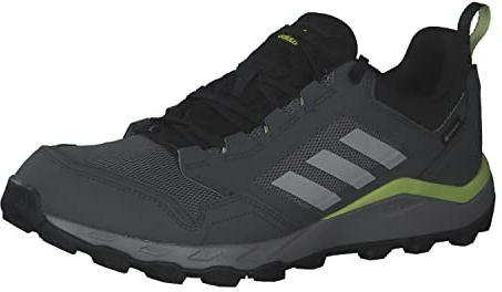 Adidas Herren Tracerocker 2.0 Gore-TEX Trail Running Shoes, Grey Six/Grey Two/Core Black, 41 1/3 EU