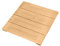 JARDIN202 - Tarima de madera de pino | Baldosa de madera para exterior y ducha | Protección Autoclave Nivel 3 | 50x50cm / 28mm (1 unidad)