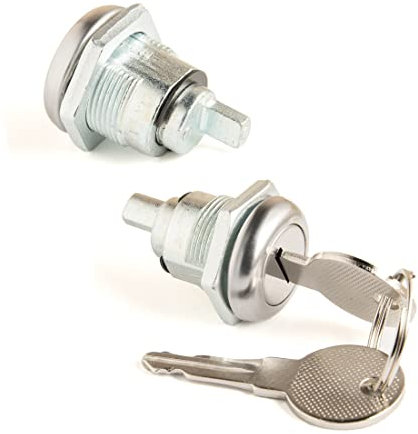 Tool Box Locks with Keys, 2 Pack Keys Alike 5/8 Inch Lock Cylinder, Tool Box Lock Replacement for Flush Mounted T Handle Tool Box, Ute.
