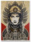 XCPORA Shepard Fairey Poster gehorchen Stück Leinwand Wandkunst Shepard Fairey Drucke und Malerei Shepard Fairey Bild für Wohnkultur 50x70cmx1 ohne Rahmen