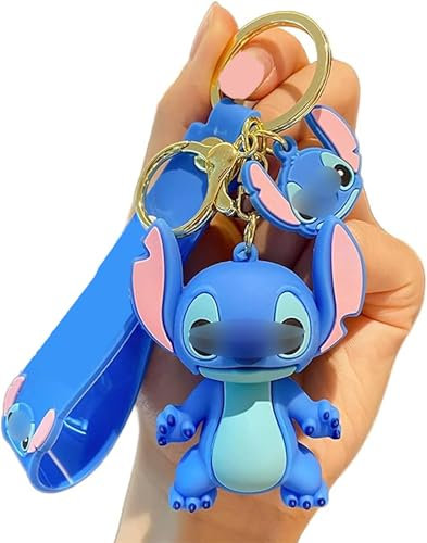 Guidre Set Keychain,Gifts Niedliche Schlüsselanhänger Ohana bedeutet Familie Freundschaft Geschenk Stuff Ornament Herz Schlüsselanhänger Geburtstagsgeschenk