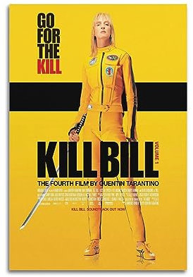 VZRSQZK Kill Bill Filmposter, dekoratives Gemälde, Leinwand-Wandposter und Kunstdruck, modernes Familienschlafzimmer-Dekor-Poster, 20 x 30 cm