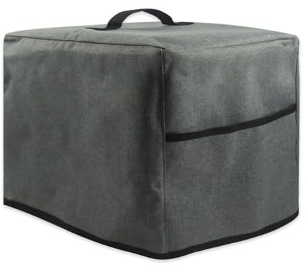 BBTISG Staubschutz für Luftfritteusen, 34,5 x 26,5 x 29cm Staubschutz für Kleingeräte 3 – 6L kleine Geräte Schutzhülle mit Zubehörtaschen für Standmixer, Kaffeemaschine