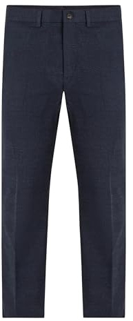 Tommy Hilfiger Herren Stoffhose Denton Brushed Check Anzughose, Blau (Desert Sky), 38W/32L