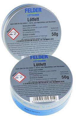 2x Felder Lötfett 50g