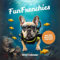 Kalender 2025 Französische Bulldogge – Großer 12-Monats-Wandkalender 2025 – Monatsansicht lustiger Frenchie-Wandkalender 2025, hergestellt von Fun Pets