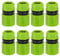PATIKIL 1/2 Garden Hose Quick Connector Repair Extender, 8 Pcs Plastic Garden Water Hose Connectors Fittings Leakproof Design, Lime Green