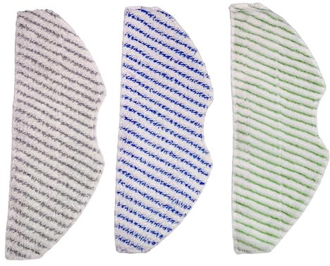 3 panni in microfibra compatibili con/ricambio per robot aspirapolvere Rowenta ZR185001 RR8567 RR8585 RR8587..
