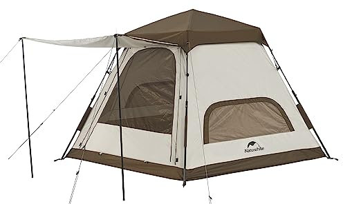 Naturehike Instant Pop up Zelt 4 Person Automatik Camping Zelt Einfache Montage Wasserdicht Winddicht UV Schutz für Familie Camping Garten Outdoor
