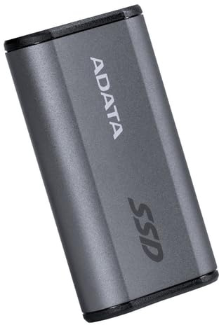 ADATA SSD externo SE880 500 GB, lectura de 2000 MB/s, escritura de 2000 MB/s, USB tipo C