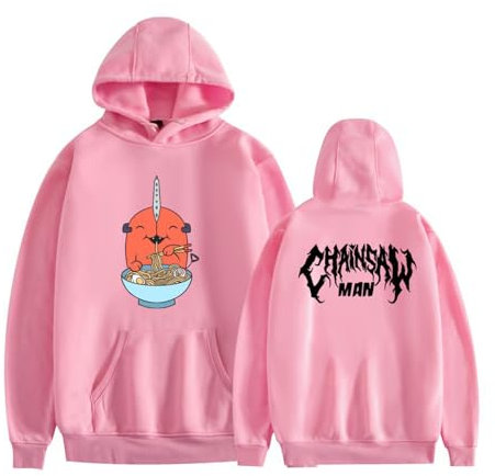 Chainsaw Man Hoodie Men Women Basic Hoodie Long Sleeve Sweatshirt Classic Men Women Sports Printed Pullover Kangaroo Pocket Hoodie