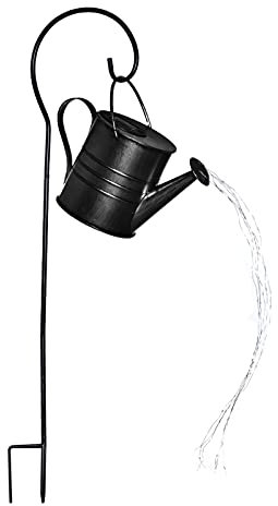 Solar Watering Can Sprinkle Fairy Garden Ball Light - Lantern Lighting, Waterproof Decoration for Lawn & Courtyard