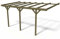 Habitat et Jardin Carport Bois adossé Voiture Solar 2 - 300 x 454 x 245 cm
