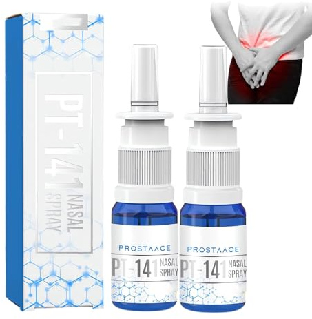 ProstaAce PT-141 Nasenspray, Beeprosta Nasenspray Für Die Prostatagesundheit, Prostate Wellness Spray, natürliche Linderung von Beschwerden bei männlicher Prostatitis (2pcs)
